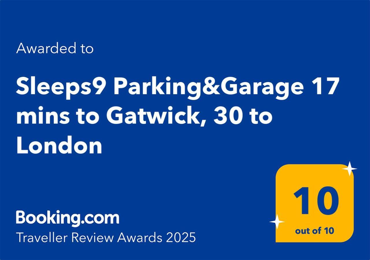 Sleeps9 Parking&Garage 17 Mins To Gatwick, 30 To London Villa Merstham Exterior photo